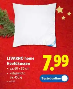 Lidl Hoofdkussen aanbieding