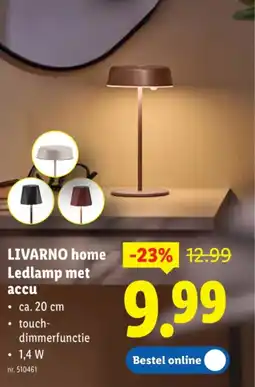 Lidl Ledlamp met accu aanbieding