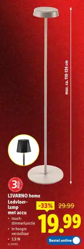 Lidl lamp met accu aanbieding