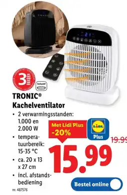 Lidl Kachelventilator aanbieding