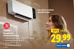 Lidl Keramische wandverwarming aanbieding