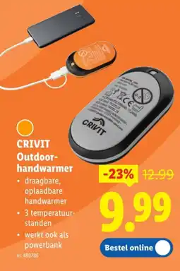 Lidl Outdoorhandwarmer aanbieding
