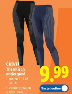 Lidl Thermisch ondergoed aanbieding