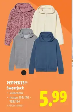 Lidl Sweatjack aanbieding