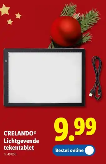 Lidl Lichtgevende tekentablet aanbieding