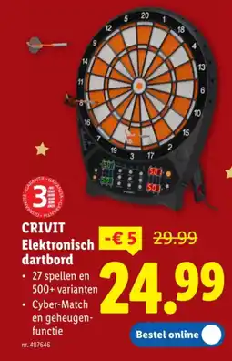 Lidl Elektronisch dartbord aanbieding