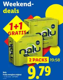 Lidl Fruity energizer original aanbieding