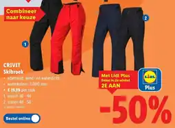 Lidl Crivit skibroek aanbieding