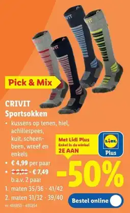 Lidl Crivit sportsokken aanbieding