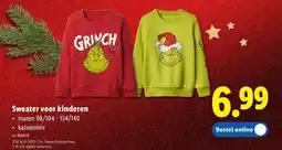 Lidl Sweater voor kinderen aanbieding
