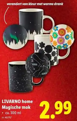 Lidl Livarno home magische mok aanbieding