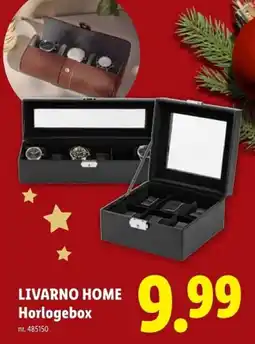 Lidl Livarno home horlogebox aanbieding