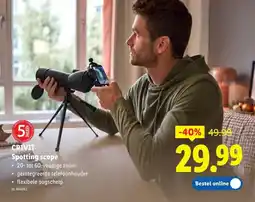 Lidl Crivit spotting scope aanbieding