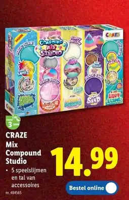 Lidl Craze mix compound studio aanbieding