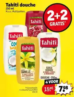 Kruidvat Tahiti douche aanbieding