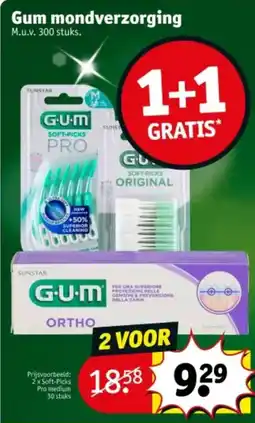 Kruidvat Gum mondverzorging aanbieding