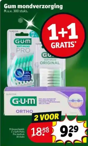Kruidvat Gum mondverzorging aanbieding