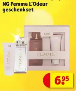 Kruidvat NG Femme L'Odeur geschenkset aanbieding