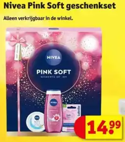 Kruidvat Nivea Pink Soft geschenkset aanbieding