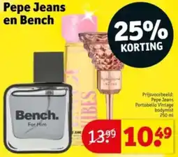 Kruidvat Pepe Jeans en Bench aanbieding
