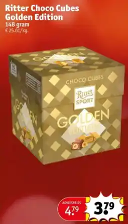 Kruidvat Ritter Choco Cubes Golden Edition aanbieding