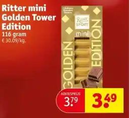 Kruidvat Ritter mini Golden Tower Edition aanbieding