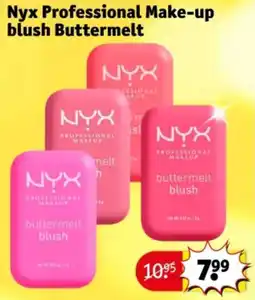 Kruidvat Nyx Professional Make-up blush Buttermelt aanbieding