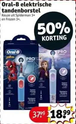Kruidvat Oral-B elektrische tandenborstel aanbieding