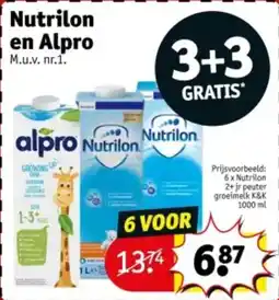 Kruidvat Nutrilon en Alpro aanbieding