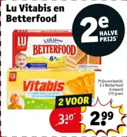 Kruidvat Lu Vitabis en Betterfood aanbieding