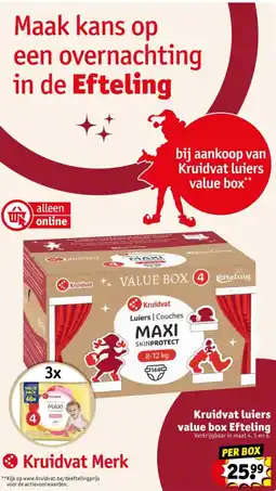 Kruidvat Kruidvat luiers value box Efteling aanbieding