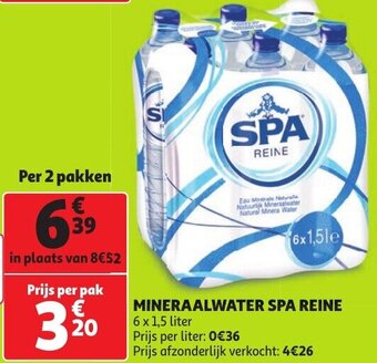 Auchan Mineraalwater Spa Reine aanbieding