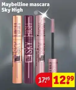 Kruidvat Maybelline mascara Sky High aanbieding