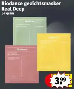 Kruidvat Biodance gezichtsmasker Real Deep aanbieding