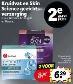 Kruidvat Kruidvat en Skin Science gezichts verzorging aanbieding