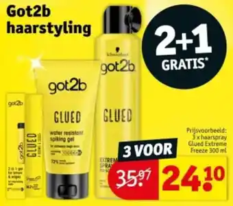 Kruidvat Got2b haarstyling aanbieding