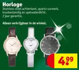 Kruidvat Horloge aanbieding