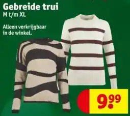 Kruidvat Gebreide trui aanbieding