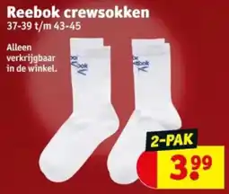 Kruidvat Reebok Crewsokken aanbieding