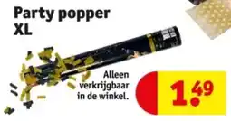 Kruidvat Party popper XL aanbieding