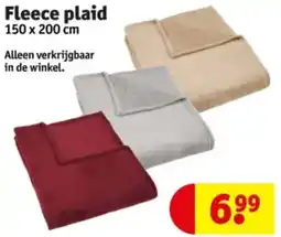 Kruidvat Fleece Plaid aanbieding