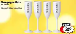 Kruidvat Champagne flute aanbieding