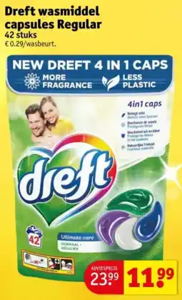 Kruidvat Dreft Wasmiddel Capsules Regular aanbieding