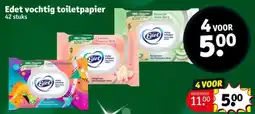 Kruidvat Edet Vochtig Toiletpapier aanbieding