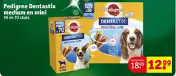 Kruidvat Pedigree Dentastix medium en mini aanbieding
