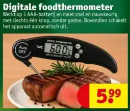 Kruidvat Digitale Foodthermometer aanbieding