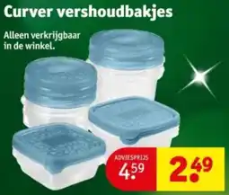 Kruidvat Curver Vershoudbakjes aanbieding