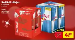 Kruidvat Red Bull Blikjes aanbieding