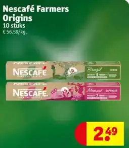 Kruidvat Nescafé Farmers Origins aanbieding