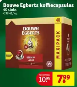 Kruidvat Douwe Egberts koffiecapsules aanbieding